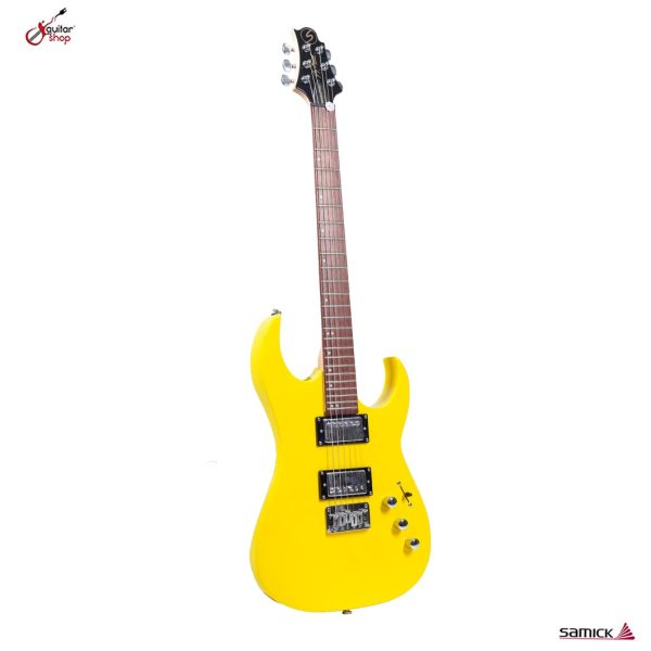 Samick Greg Bennett IC-10 CY Electric Guitar - Metallic yellow - Image 3